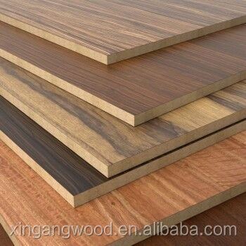 4x8 Melamiini laminoitu MDF-levy / Melamine MDF-levy hinta / kiiltävä melamiini Mdf