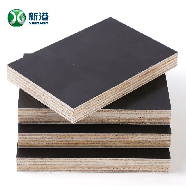4x8 WBP Melamine 18mm Black Brown Finger Joint Core Recycle Film Faced Plywood For Concrete Formwork