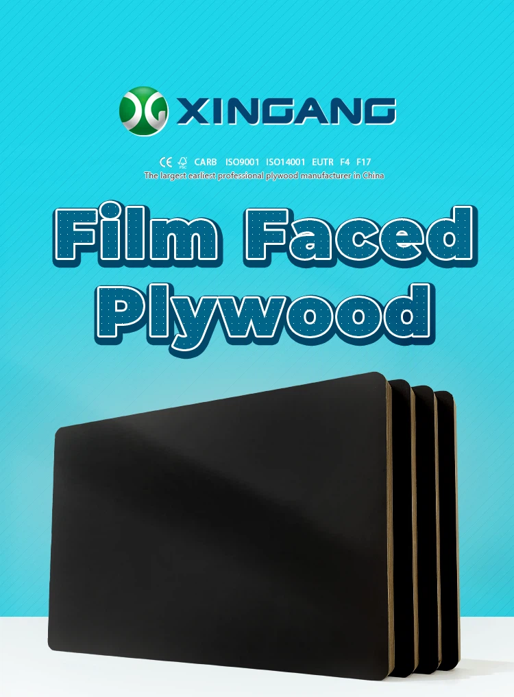 Vaneri mustalla elokuvalla Brown Film1250*2500mm