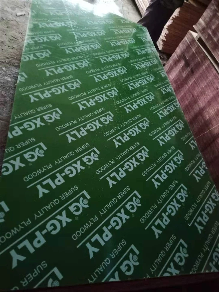 Green Plastice Pvc Film Faced Plywood