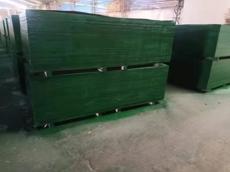 Green PP Plastic Film Poplar Plywood